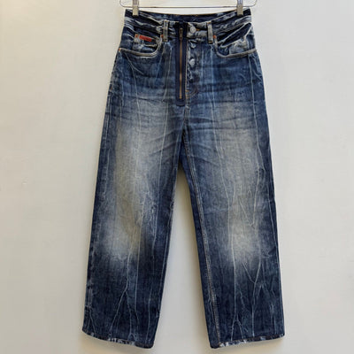 SS25 Martine Rose ‘Blue Acid’ Wide Leg Jeans