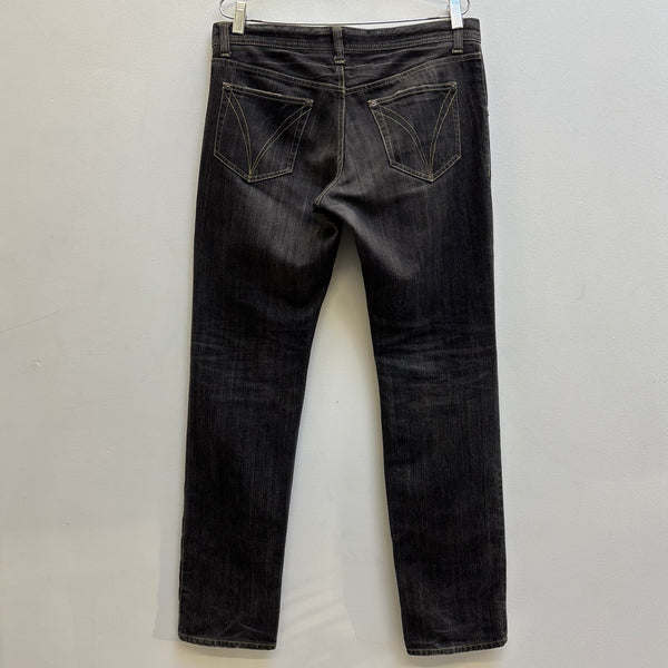 Tête Homme Acid Wash Distressed Denim Jeans