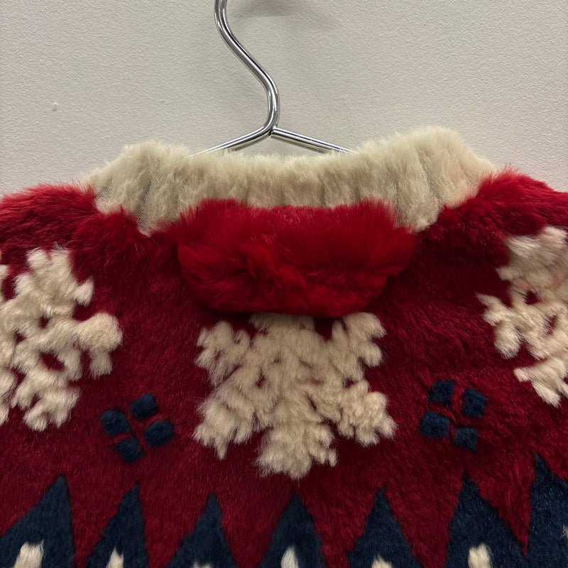 FW99 Jean Paul Gaultier Rabbit Fur Nordic Sweater