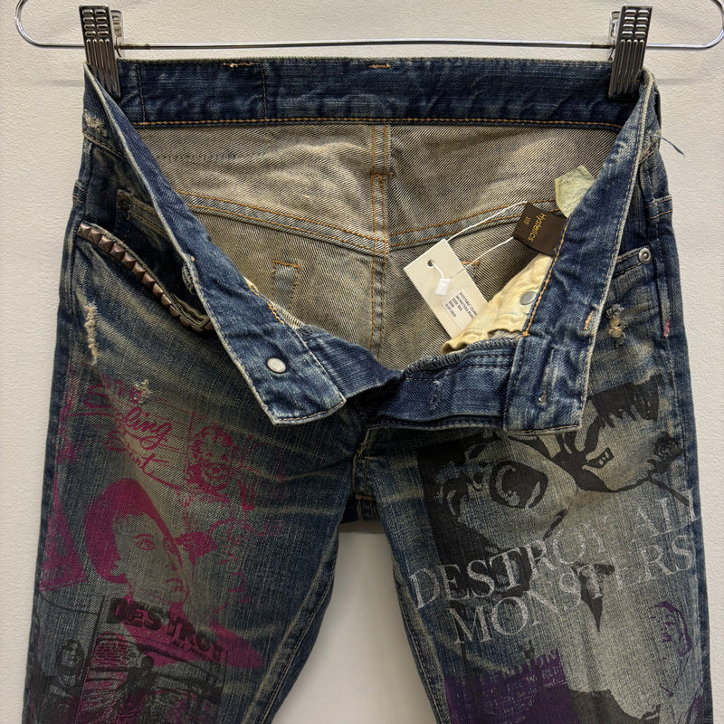 Hysteric Glamour Destroy All Monsters Jeans