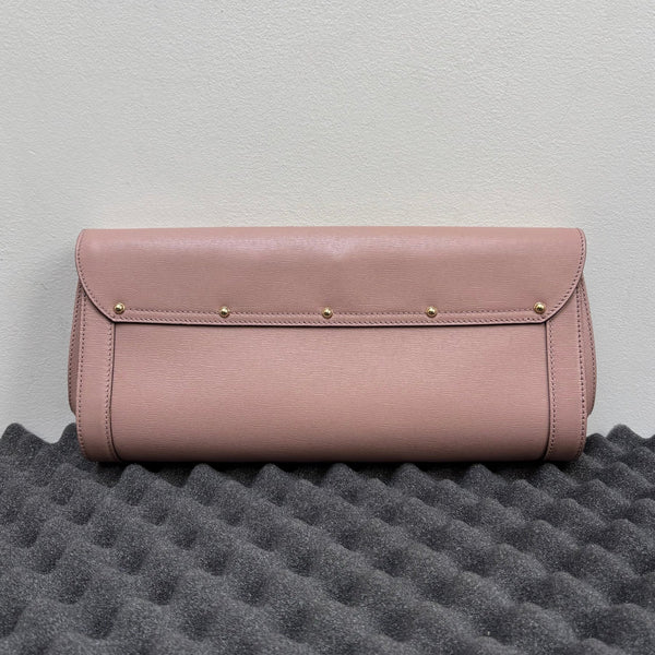 00s Gucci Bamboo Bar Leather Clutch