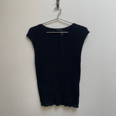 90s Ann Demeulemeester Sleeveless Ribbed Top