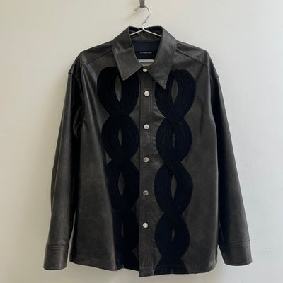 SS25 Song For The Mute Rope Appliqué Over shirt