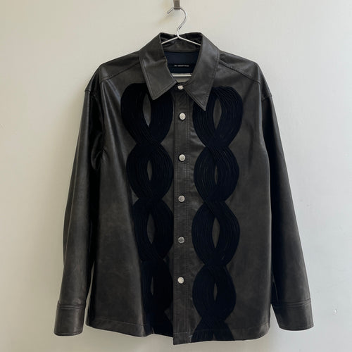 SS25 Song For The Mute Rope Appliqué Over shirt