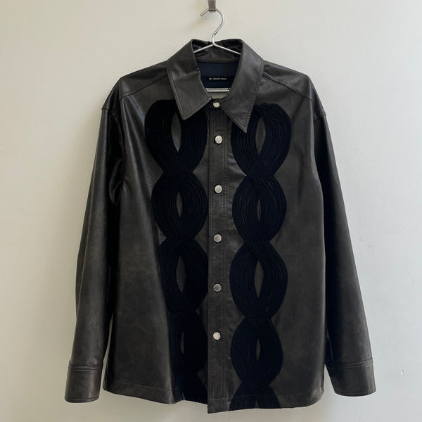 SS25 Song For The Mute Rope Appliqué Over shirt