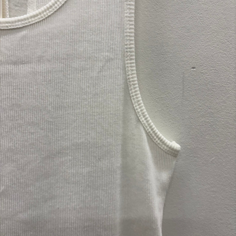 No ID. Back Cross Ribbed Tank Top