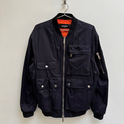 FW16 Dsquared2 Multi Pocket Bomber Jacket