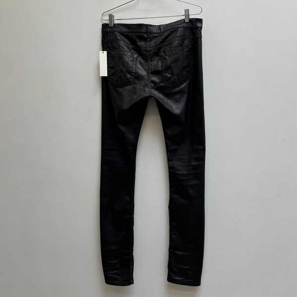 SS18 Rick Owens Waxed Detroit Jeans