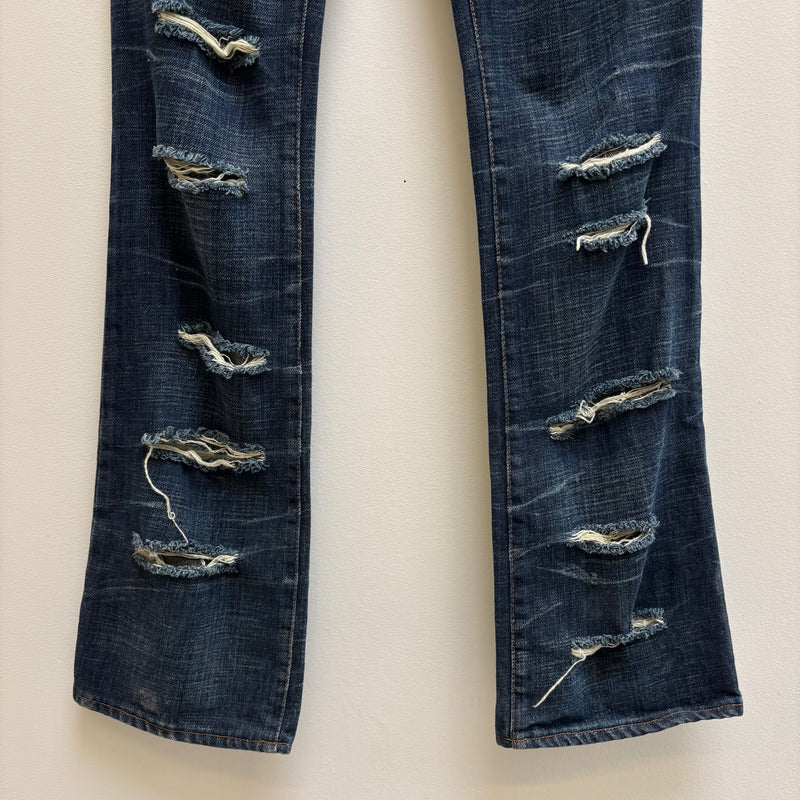 Roberto Cavalli Distressed Jeans