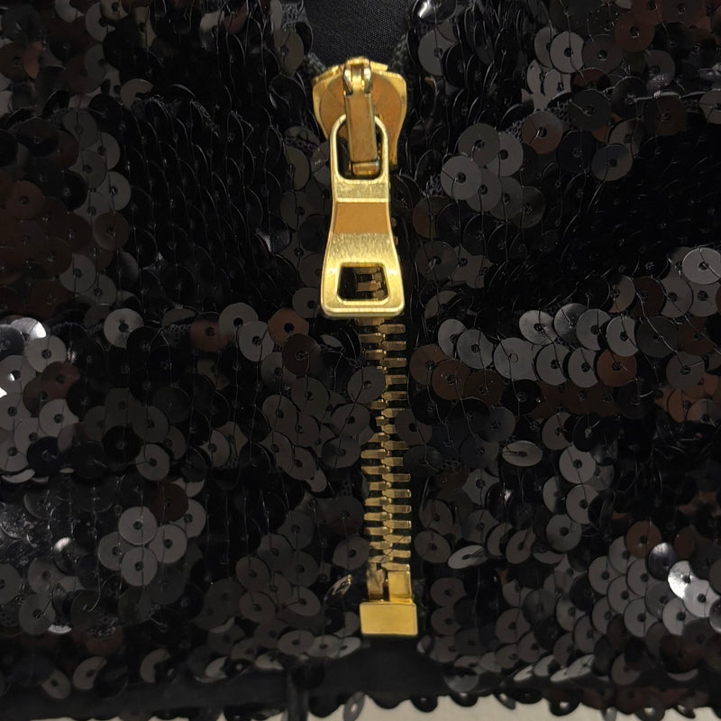 Balmain Sequence Rose Halter Top