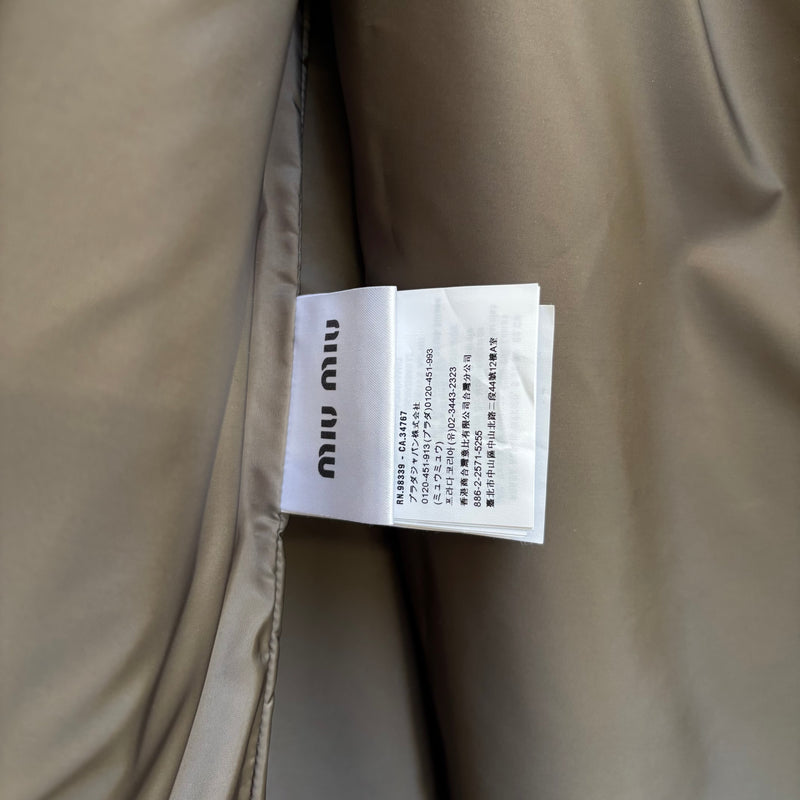 FW21 Miu Miu Fur Hooded Jacket