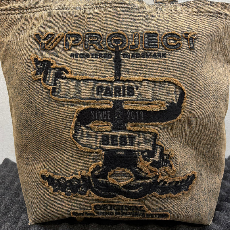 Y/Project Paris’ Best Distressed Denim Tote Bag