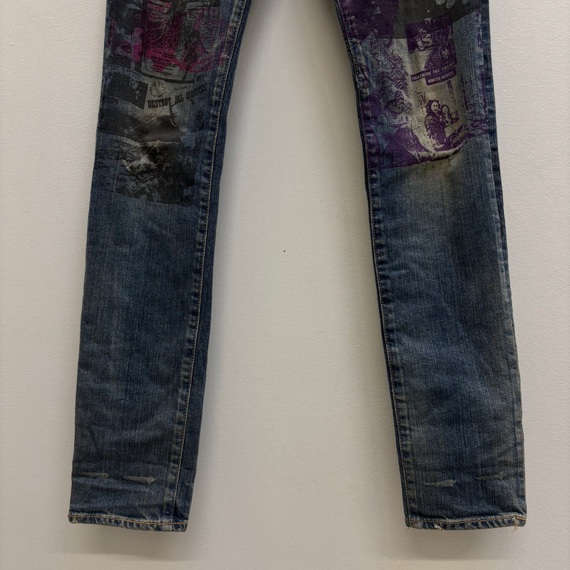 Hysteric Glamour Destroy All Monsters Jeans