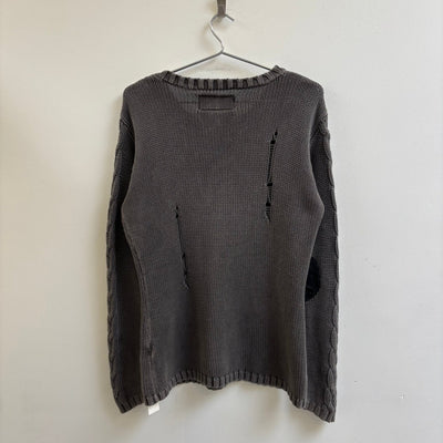 Kyoji Maruyama Shoulder Patch Knit Sweater