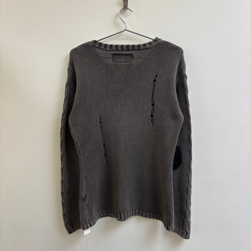 Kyoji Maruyama Shoulder Patch Knit Sweater