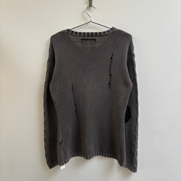 Kyoji Maruyama Shoulder Patch Knit Sweater