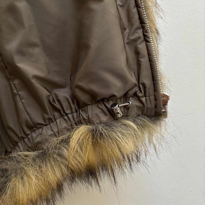 FW21 Miu Miu Fur Hooded Jacket