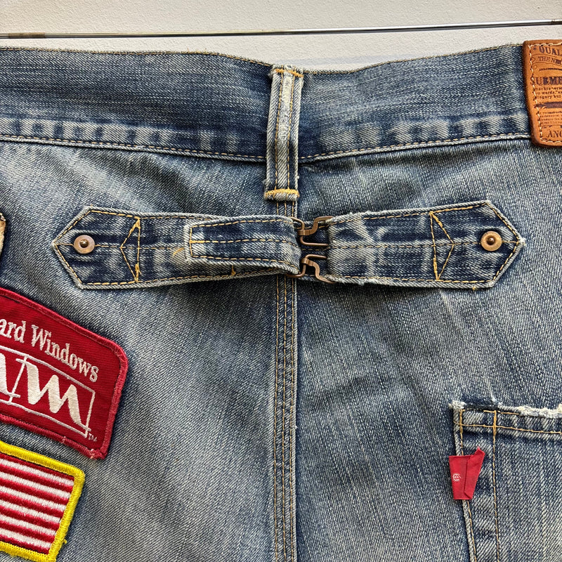 Anachronorm Distressed Patchwork Jeans