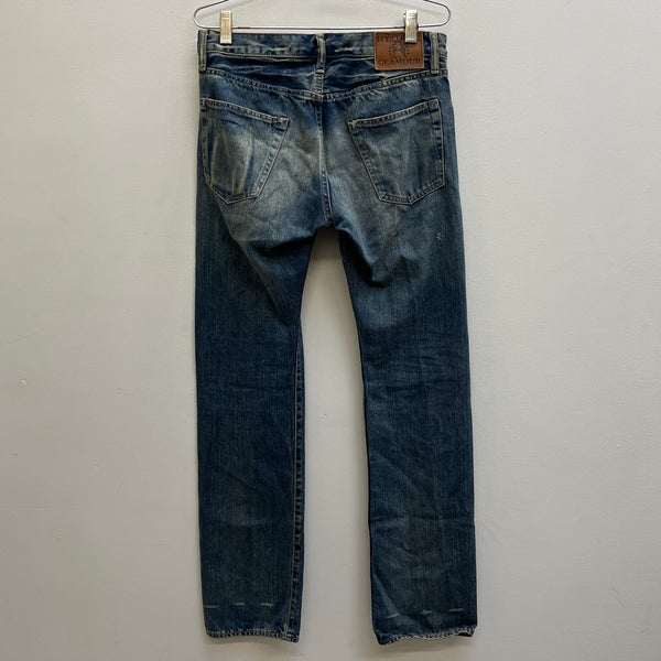 Hysteric Glamour Distressed Patchwork Denim Jeans