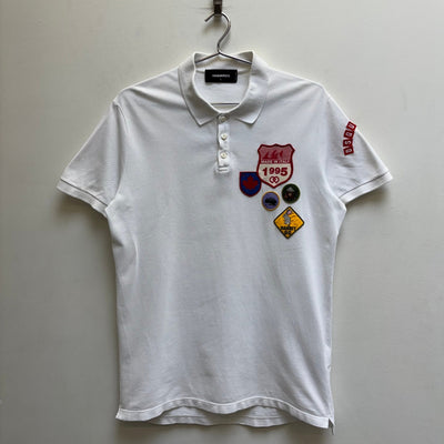 SS18 Dsquared2 Patched Polo T-shirt