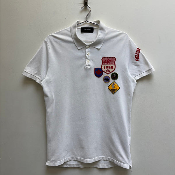 SS18 Dsquared2 Patched Polo T-shirt