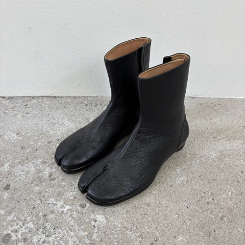 Maison Margiela Leather Ankle Tabi Boots
