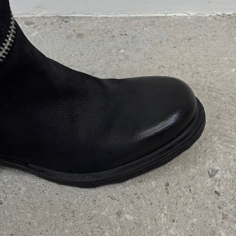 A.S. 98 Leather Wrap Zipper Boots