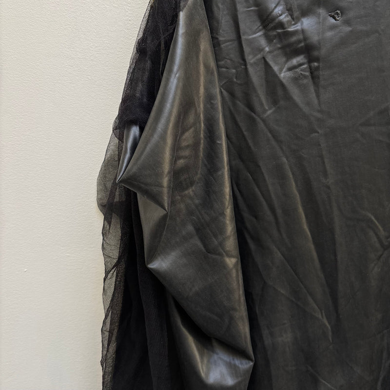 Marc Le Bihan Latex Tule Maxi Skirt