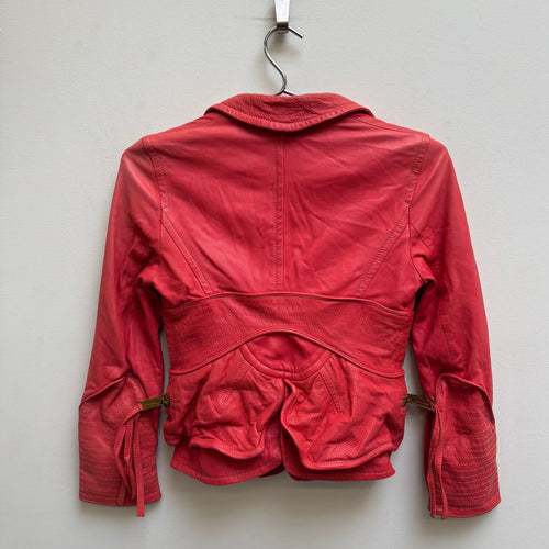 FW05 Dsquared2 Leather Blazer Biker Jacket