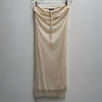 00s Ann Demeulemeester Silk Tulle Maxi Skirt