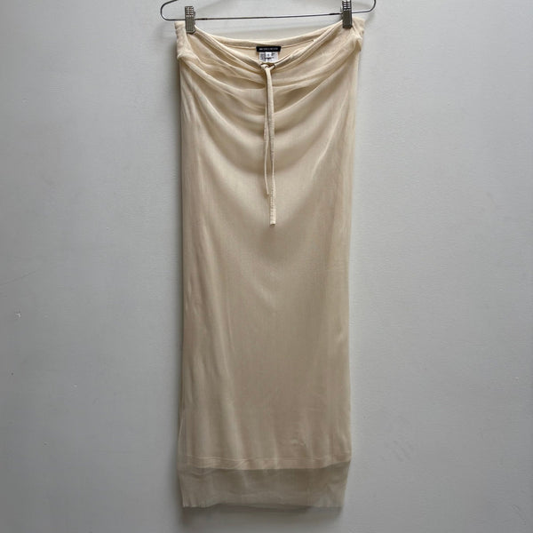 00s Ann Demeulemeester Silk Tulle Maxi Skirt