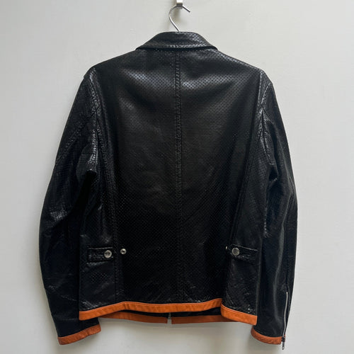 FW99 Comme Des Garçons Perforated Leather Jacket