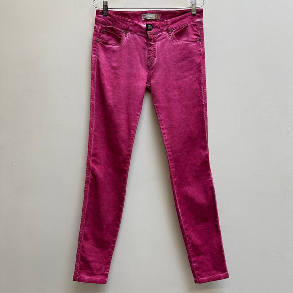 Plein Sud Pink Mid Waist Skinny Jeans