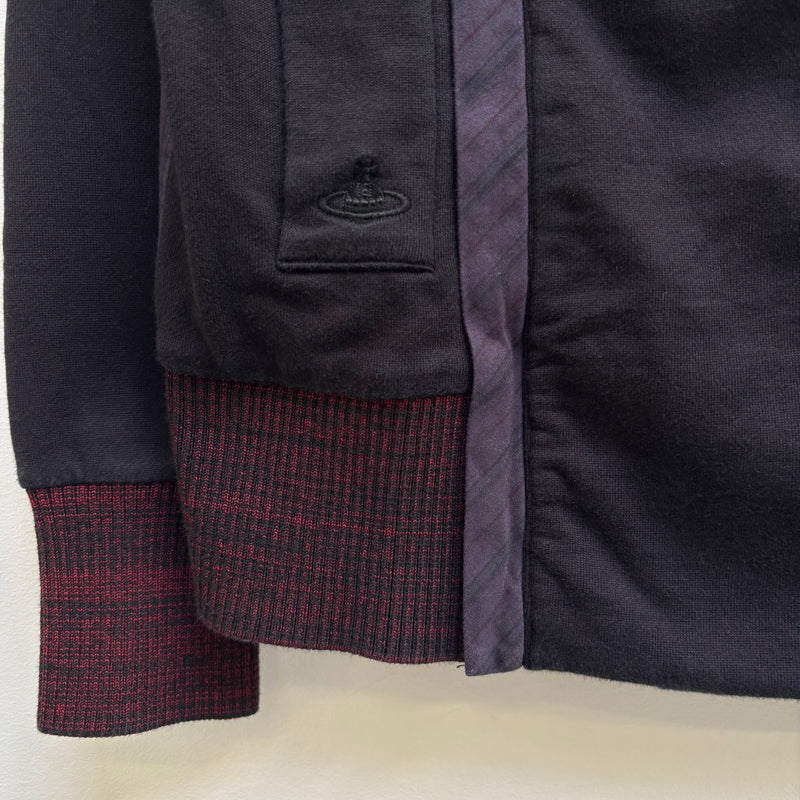Vivienne Westwood Double Zipper Split Collar Sweater