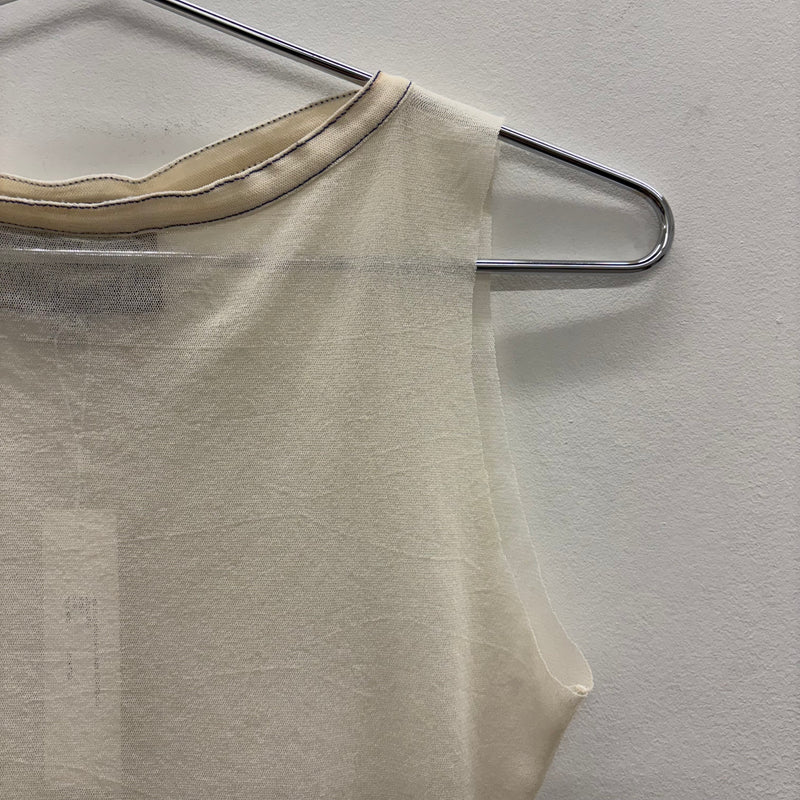 90s Jean Paul Gaultier Sleeveless Mesh Top