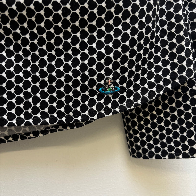 90s Vivienne Westwood Patterned Button Up