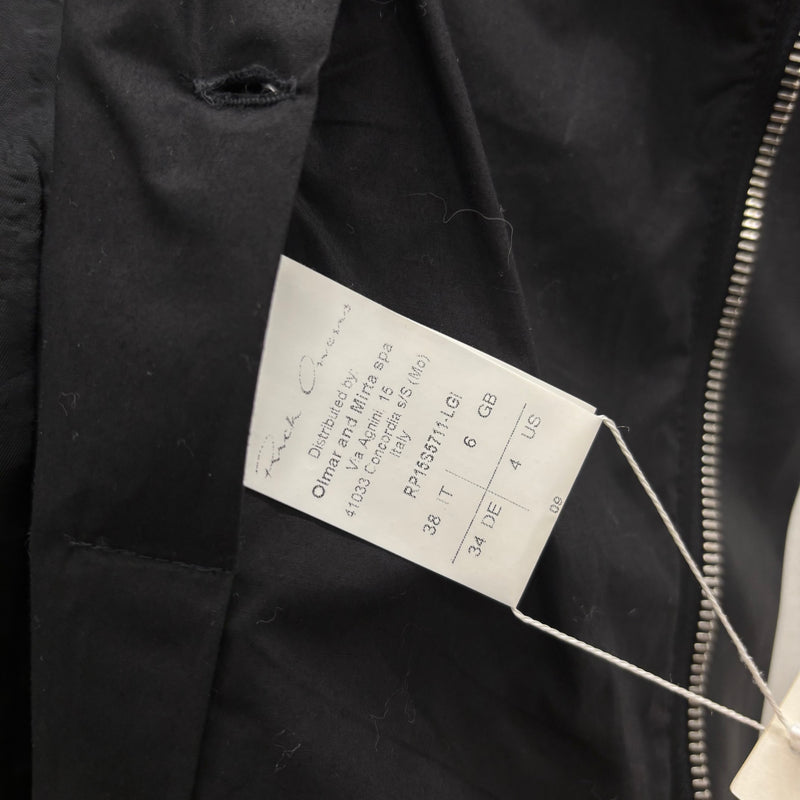 SS15 Rick Owens ‘FAUN’ Funnel Neck Leather Jacket
