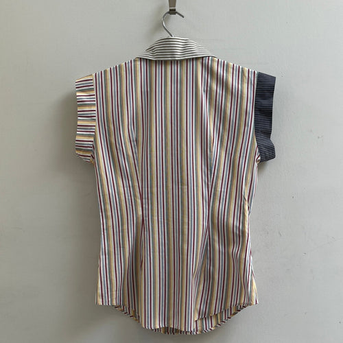 SS12 Vivienne Westwood ‘Red Label’ Multi-Stripped Blouse