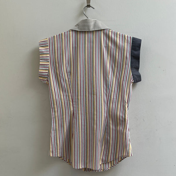 SS12 Vivienne Westwood ‘Red Label’ Multi-Stripped Blouse