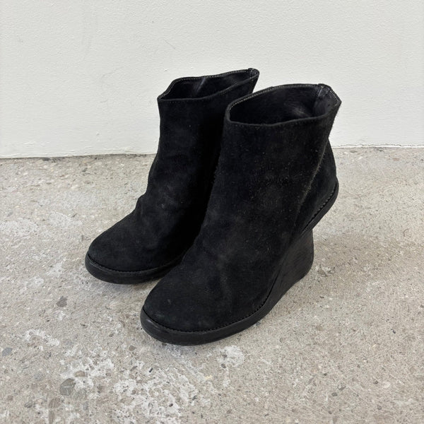Guidi 6006 Suede Half Wedge Boots