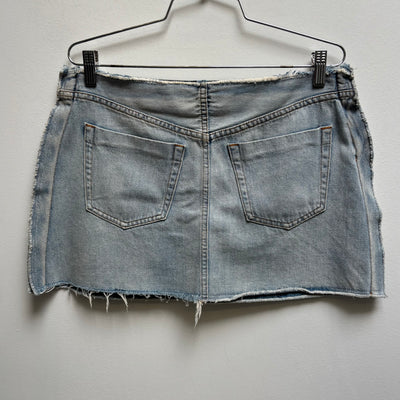 SS17 Maison Margiela MM6 Inside Out Denim Skirt