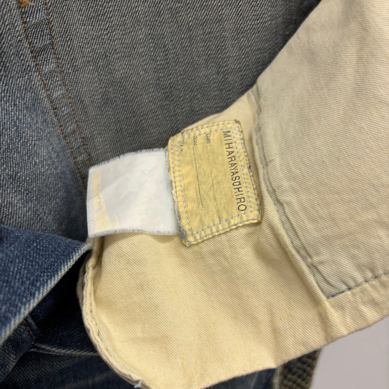 00s Mihara Yasuhiro Netted Side Jeans