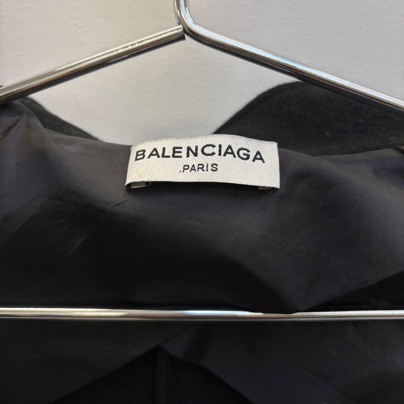 FW16 Balenciaga Metal Button Peacoat