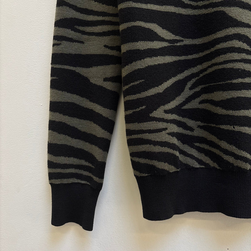 Balmain Tiger Print Knit Sweater