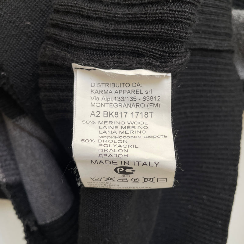 Dirk Bikkembergs Shirt Collar Hybrid Sweater