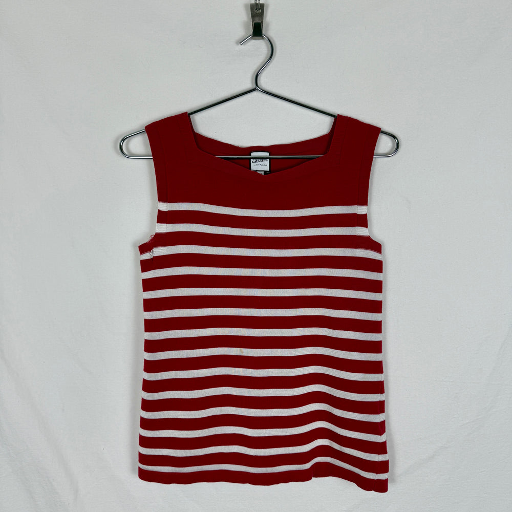 Jean Paul Gaultier Striped Tank Top