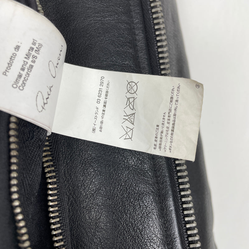 FW11 Rick Owens “Limo” Sternberg Calfskin Leather Jacket
