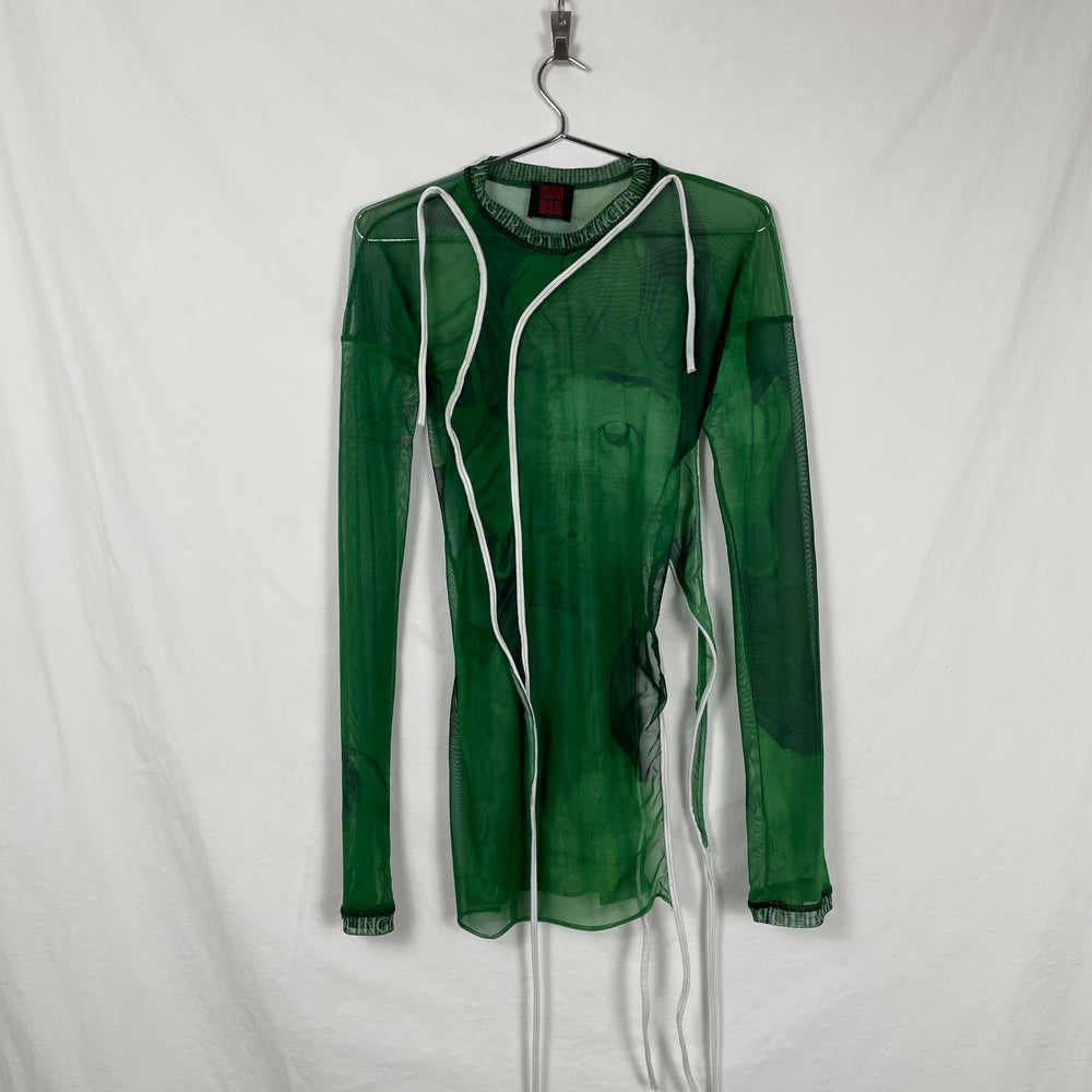 Ottolinger Mesh Tie Top Green