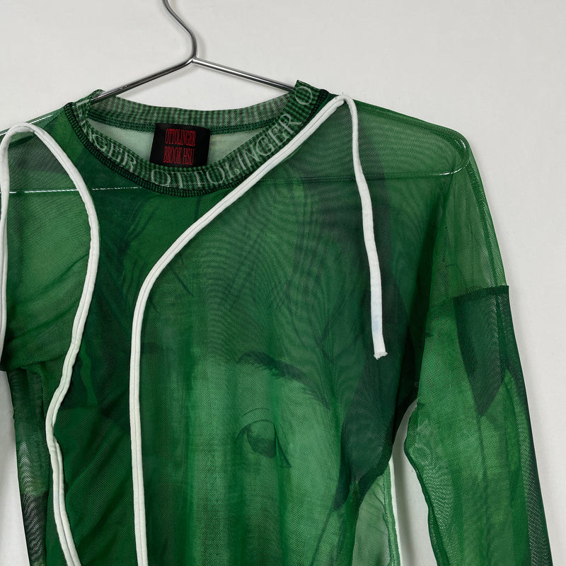 Ottolinger Mesh Tie Top Green