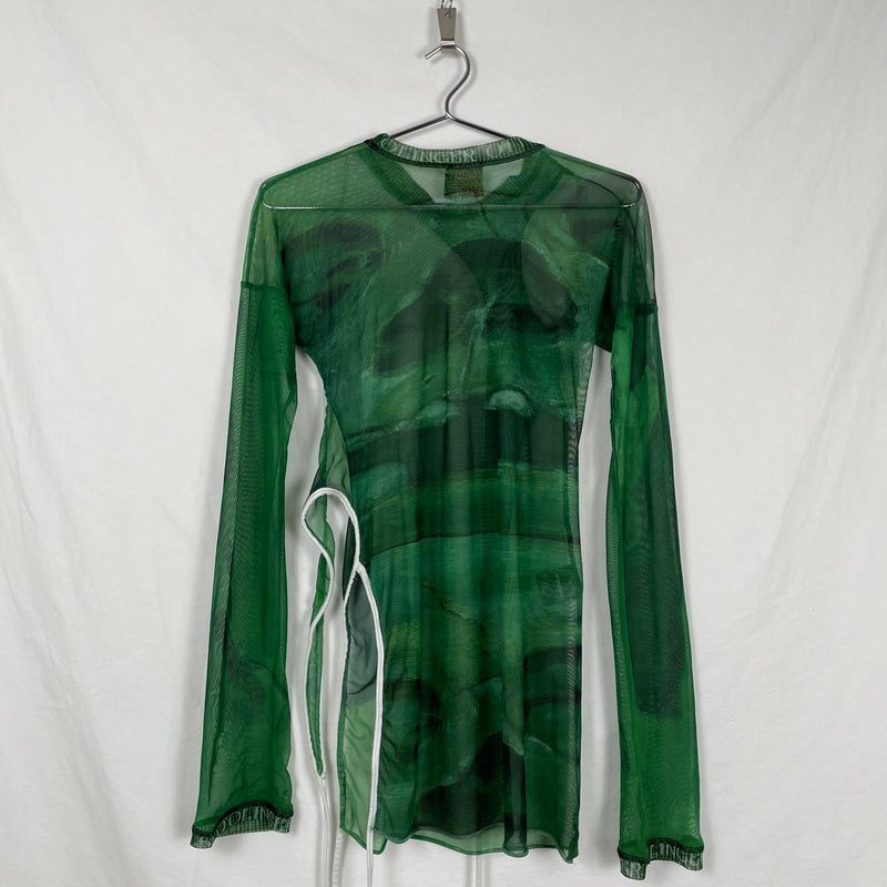 Ottolinger Mesh Tie Top Green